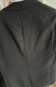 SHANSHAN杉杉西服男春秋純色兩?？劭拱櫬殬I(yè)正裝西裝男士商務(wù)簡(jiǎn)約休閑外套 曬單實(shí)拍圖