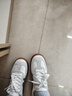 天美意鞋子女鞋復古休閑百搭德訓鞋女休閑鞋 灰白色 38 曬單實(shí)拍圖