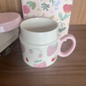 藍(lán)蓮花高顏值水杯帶蓋馬克杯茶杯家用辦公室泡茶杯女生喝水泡茶個(gè)人杯子 【單杯】粉草莓蓋杯 曬單實(shí)拍圖