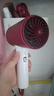 素士 家用電吹風(fēng)機(jī)大功率不傷發(fā)負(fù)離子速干便攜智能恒溫吹風(fēng)筒 男生女生禮物 H5紅 曬單實(shí)拍圖
