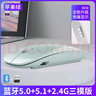依選 M18無線鼠標(biāo)三模藍(lán)牙超薄鼠標(biāo)可充電靜音便攜辦公游戲適用于惠普華為華碩iPad臺(tái)式筆記本電腦 蘋果綠-藍(lán)牙三模版【2.4G+藍(lán)牙5.0+5.1】 曬單實(shí)拍圖