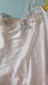 法奈蜜2025年新款真絲睡衣女夏性感蕾絲吊帶睡裙100%桑蠶絲七夕女友禮物 淡粉色19姆米重磅真絲 L (165) 建議100斤-110斤 曬單實(shí)拍圖