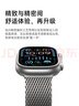 W&P2025新款適用蘋果手表表帶apple watch米蘭尼斯降落傘式按扣表帶iwach ultra2/S10/9/8/7 官款降落傘彈扣【鈦黑色】49/46/45/44MM 曬單實(shí)拍圖