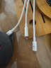 圖拉斯充電線三合一【熱銷20W+丨編織耐用】數(shù)據(jù)線快充iphone16promax多功能一拖三車載適用華為type-c 【冰玉白】1.68米丨USB接口低溫快充 【2025旗艦最新品】 曬單實拍圖