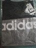 adidas休閑純棉上衣圓領(lǐng)短袖T恤男女情侶夏季阿迪達斯輕運動(dòng)   黑色   M 曬單實(shí)拍圖