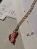 奈依雅蝴蝶項鏈女款學(xué)生黨顏值好朋友閨蜜二人磁鐵磁吸配飾兒童掛飾品 HQ253粉色磁吸項鏈 曬單實(shí)拍圖