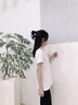 憶服服設(shè)高端定制t恤工作服短袖衫男女翻領(lǐng)polo衫文化廣告衫印logo工裝 白色 薄款 定制請咨詢客服 2XL (180) 曬單實(shí)拍圖