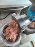 班吉絞肉機商用多功能電動不銹鋼全自動大功率強力碎肉餡灌香腸機電動不銹鋼打蒜泥辣椒灌腸切片碎肉 12型合金機頭款絞肉機 1100W 曬單實拍圖