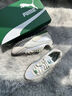 彪馬（PUMA）【章魚(yú)鞋】輕便抓地復古跑鞋男女新款休閑鞋BLKTOP401440 白-灰色-綠色-01 38 曬單實(shí)拍圖