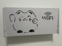 無(wú)線(xiàn)WiFi收納盒頂盒路由器置物架免打孔收納盒子壁掛式裝飾遮擋箱 壁掛式小貓收納盒【大號(hào)】 曬單實(shí)拍圖