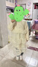 G.DUCKKIDS小黃鴨公主裙女童秋裝連衣裙春秋兒童小香風蓬蓬裙洋氣女孩tutu裙 杏色 90 尺碼1~2歲【 80-90cm】 曬單實拍圖
