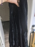 VEROMODA2024早春新款高街時(shí)髦絲絨紋理V領(lǐng)吊帶寬松連體褲女 S59黑色 160/64A/S 曬單實(shí)拍圖