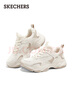 斯凱奇（Skechers）老爹鞋2025夏季新款女鞋低幫綁帶透氣舒適休閑運動鞋117685 曬單實拍圖
