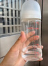 貝親（Pigeon）玻璃奶瓶寬口徑防脹氣240ml L號(hào)奶嘴 6月+ AA188  曬單實(shí)拍圖