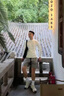 SUSTYLE高端奢侈品男裝高檔液氨絲光棉長(zhǎng)袖T恤男春秋新款百搭打底衫體恤 摩卡色 2XL 曬單實(shí)拍圖