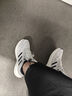 阿迪達斯 （adidas）男女運動鞋耐磨減震透氣潮流休閑跑步鞋 亮白/一號黑/淺灰 40 曬單實拍圖