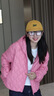 波司登2025新款女短款90絨連帽時尚輕暖羽絨服B250135316 子黛粉1738 M 165/88A 體重約125-140斤 曬單實(shí)拍圖