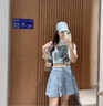 美職棒（MLB）官方旗艦 男女情侶裝短袖25夏季新款上衣后背仿牛仔老花半袖服T恤 紐約洋基隊(duì)1053/象牙色 M 170/92A 曬單實(shí)拍圖