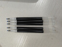 百樂（PILOT） juice果汁筆學生用中性筆速干水筆按動式大容量學霸刷考題考試用筆可替換芯 黑色筆芯5支 0.5mm 曬單實拍圖