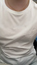 蕉下（beneunder）正肩棉質(zhì)短袖T恤女士25新款輕薄透氣休閑百搭圓領(lǐng)上衣女GP930 霜奶白 L 曬單實(shí)拍圖