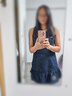 森馬（Semir）連衣裙女polo領(lǐng)無袖花苞裙2025夏辣妹分割短裙小個子107425114025 曬單實拍圖