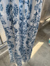 歌莉婭印花連衣裙女2025新款夏季大碼女裝寬松吊帶度假長裙1E7L4K810 8DD異域風(fēng)情藍(lán)調(diào)筆觸印花 XS 曬單實(shí)拍圖