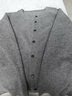 皮爾卡丹（pierre cardin）100純羊毛開衫女圓領開衫短款毛衣外套媽媽小款寬松針織外搭 摩卡駝色 S 適合85-95斤穿 曬單實拍圖
