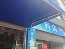 固霸電動(dòng)遮陽(yáng)棚折疊伸縮式遮陽(yáng)傘家用陽(yáng)臺(tái)收縮篷屋檐庭院門戶外遮雨棚 升級(jí)加粗款+超防水（靠墻4*2） 曬單實(shí)拍圖