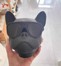 眺德高音響 創(chuàng  )意法斗犬藍牙音箱觸摸便攜個(gè)性炫酷生日禮物狗頭重低音響無(wú)線(xiàn)桌面音響 法斗牛犬藍牙音箱【小號】 曬單實(shí)拍圖