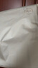 英氏孕婦連衣裙秋季雙層棉紗家居服月子服吸汗透氣孕產(chǎn)婦睡衣藍色 M 曬單實拍圖