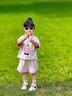 FIDQIOG國際品牌女童夏季運動套裝2025新款卡通短袖短褲兩件套兒童夏裝薄 圖片色 120cm 曬單實拍圖
