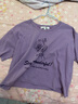 moussy 2025夏季新品復(fù)古玫瑰印花短款卷邊短袖T恤028ISZ90-0891 100紫色 均碼 曬單實拍圖