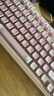 珂芝（KZZI）K75lite炫彩版機械鍵盤(pán)有線(xiàn)藍牙無(wú)線(xiàn)2.4G三模gasket結構82鍵75配列PBT鍵帽RGB背光櫻花粉櫻粉軸V2 曬單實(shí)拍圖