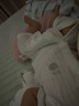 貝瑞加（Babyprints）嬰兒連體衣2件夏季短袖嬰兒衣服新生兒純棉哈衣輕薄爬服 白藍(lán)66 曬單實(shí)拍圖