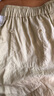 無印良品（MUJI）女式 漢麻 棉 輕便短褲 褲子女款休閑褲 25年夏季 女裝BE1W0C5S 黃色 M （160/66A） 曬單實拍圖