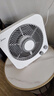 美的（Midea）電風(fēng)扇 家用臺(tái)式桌面小風(fēng)扇鴻運(yùn)扇宿舍臥室節(jié)能電扇臺(tái)扇轉(zhuǎn)頁(yè)扇輕音低噪五葉風(fēng)扇 KYT25-22MW 曬單實(shí)拍圖