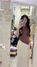 艾美琦美（AIMEIQIMEI）2025新款夏季不規(guī)則連衣裙子女裝套裝掛脖吊帶背心上衣顯瘦兩件套 格子襯衫+半身裙 L 曬單實(shí)拍圖