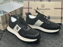 雅格獅丹（Aquascutum）輕奢男鞋2025秋季新款透氣休閑運(yùn)動(dòng)鞋防滑真皮小白鞋 黑色 39 -適合運(yùn)動(dòng)鞋40碼 曬單實(shí)拍圖