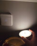 人體自動(dòng)感應(yīng)燈小夜燈臥室床頭充電人來即亮廁所樓梯夜燈睡眠夜間 圓形小夜燈80*25mm白光 現(xiàn)貨 曬單實(shí)拍圖