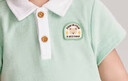 PawinPaw卡通小熊童裝夏季男寶寶撞色polo領(lǐng)短袖套裝 Green綠色/40 90 cm 曬單實(shí)拍圖