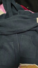 皮爾卡丹（pierre cardin）連帽外套拉鏈開(kāi)衫毛衣女春秋季上衣寬松大碼短款時(shí)尚針織衛(wèi)衣 米駝色 M 曬單實(shí)拍圖