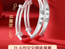 唯一（Winy）靈蛇添福寶寶銀手鐲一對(duì)9999足銀兒童新生兒滿月周歲百天生日禮物 曬單實(shí)拍圖