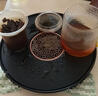 奇立彩烏金瓷石圓形茶盤干泡盤家用茶海儲水式瀝水盤新中式茶臺托盤 小號圓形茶盤25*25儲水式 曬單實拍圖