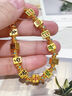 中國(guó)黃金（CHINA GOLD）黃金手鏈足金十三幺麻將手串轉(zhuǎn)運(yùn)珠首飾七夕情人節(jié)生日禮物送女友 十三幺麻將轉(zhuǎn)運(yùn)珠手串 約5.7g 曬單實(shí)拍圖