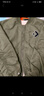 匡威（Converse）官方 春日外套男女美式復(fù)古飛行員夾克10024169 草綠色/10024169-A02 L 曬單實(shí)拍圖
