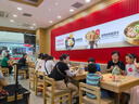 富添喜定制米村拌飯商用桌椅小吃店快餐店餐廳面館餐桌椅靠墻卡座組合 米村同款椅【顏色可選】 曬單實(shí)拍圖