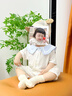 嬰兒衣服夏季薄款竹纖維短袖新生兒女寶寶連體衣公主甜美哈衣爬服 【長頸鹿+魔法鹿】2件裝 66cm 【建議寶寶體重：9-12斤】 曬單實拍圖