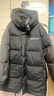 波司登（BOSIDENG）【反季清倉(cāng)】冬季兒童羽絨服中長(zhǎng)款男女童連帽加厚羽絨服新國(guó)標(biāo) 黑色8056 130 /64 曬單實(shí)拍圖