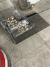 寵小帥烏龜缸掛壁式曬臺(tái)透明亞克力爬坡曬背臺(tái)巴西龜爬臺(tái)龜缸高水位浮臺(tái) 【增強(qiáng)承重力】掛鉤曬臺(tái)（中號） 【贈(zèng)】喂食盆+龜糧(20g) 曬單實(shí)拍圖