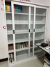 信京玻璃門書柜推拉門展示柜客廳書房手辦收納柜帶鎖防塵移門鋼制書架 曬單實(shí)拍圖